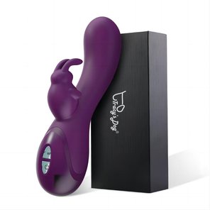 Фиолетовый вибратор-кролик Craybit Rabbit Vibrator 21 см 