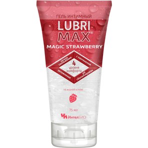  Интимный гель-смазка на водной основе Lubrimax Magic Strawberry 75 мл 