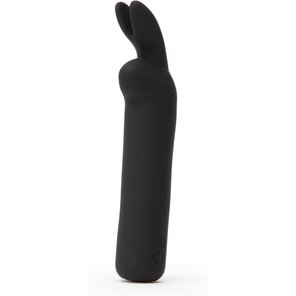  Черная вибропуля с ушками Rechargeable Rabbit Ears Bullet Vibrator 