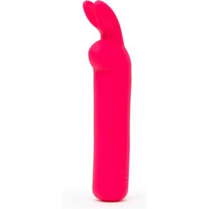  Розовая вибропуля с ушками Rechargeable Rabbit Ears Bullet Vibrator 