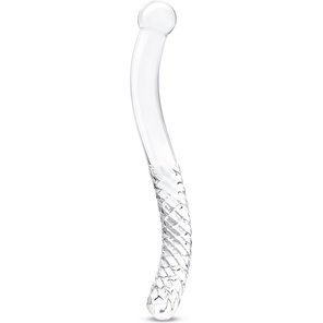  Стеклянный фаллоимитатор 11’’ Glass Pelvic Wand Double Ended 28 см 