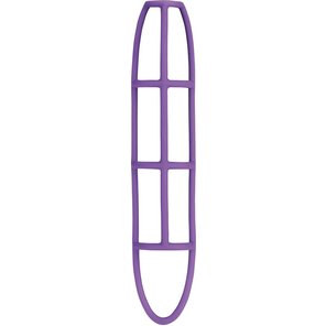  Фиолетовая насадка-сетка на пенис 