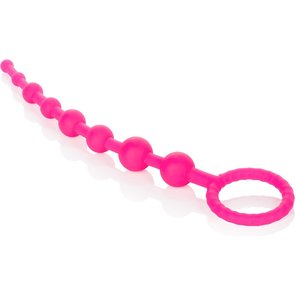  Розовая анальная цепочка Play Beads 24,8 см 