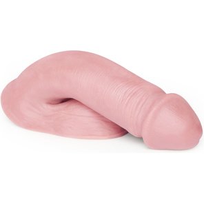  Мягкий имитатор пениса Pink Limpy малого размера 12 см 