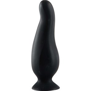  Чёрная анальная пробка My Favourite Butt Plug 10 см 