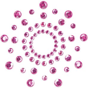 Розовые наклейки на грудь Mimi Bijoux 
