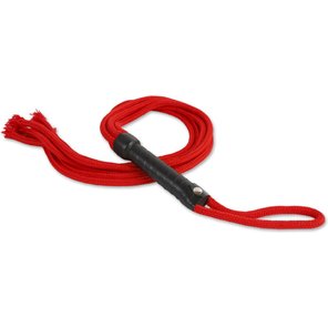  Красная верёвочная плеть-шестихвостка 80 см 