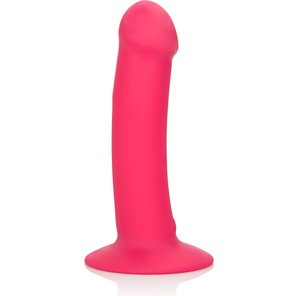  Розовый перезаряжаемый фаллоимитатор Luxe Touch-Sensitive Vibrator 16,5 см 
