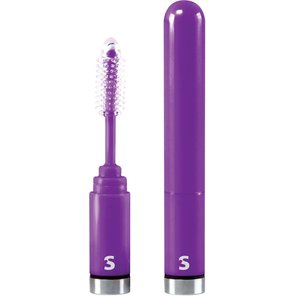  Фиолетовый мини-вибратор Eyelash Curler Brush в виде туши для ресниц 13 см 