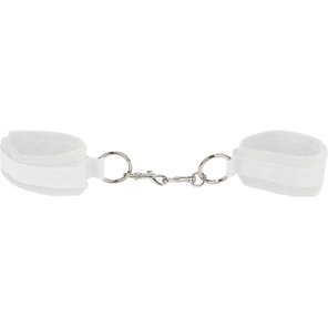  Белые наручники Velcro Cuffs White 