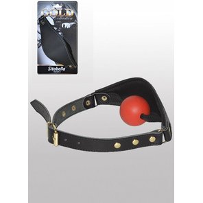  Кожаный кляп Sitabella Gold Collection 