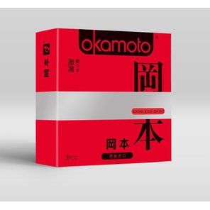  Ультратонкие презервативы OKAMOTO Skinless Skin Super thin 3 шт 