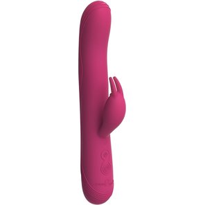  Розовый вибратор Coniglio 22,5 см 