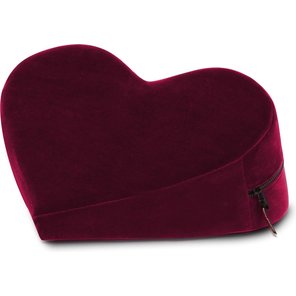  Малая бордовая подушка-сердце для любви Liberator Heart Wedge 