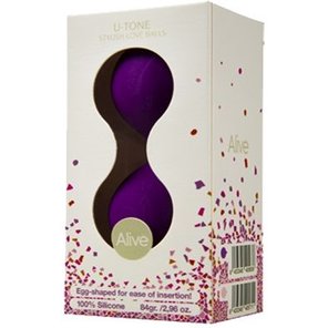  Фиолетовые вагинальные шарики U-tone 