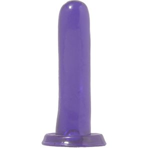  Фиолетовый анальный фаллоимитатор Smoothy 13,3 см 