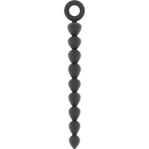  Серая анальная цепочка Anal Chain No.28 24,5 см 