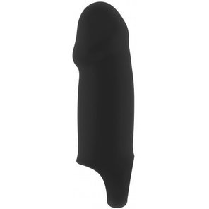  Чёрная насадка Stretchy Thick Penis Extension No.37 