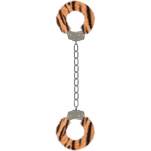  Кандалы с тигровым мехом Furry Ankle Cuffs 