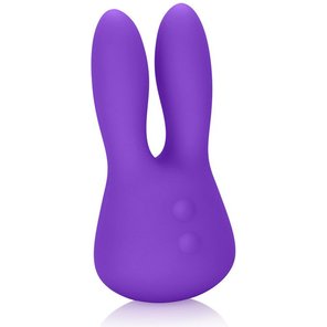  Фиолетовый виброзайчик Mini Marvels Silicone Marvelous Bunny 