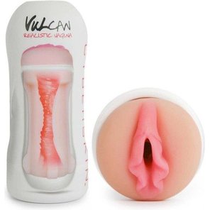  Мастурбатор-вагина в тубе Vulcan Realistic Vagina 