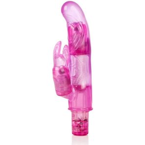 Розовый вибромассажер 10-Function Bendie Bounding Bunny Vibes 22,8 см 