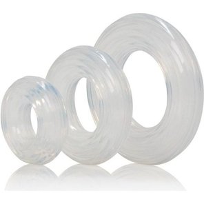  Набор из 3 колец на пенис Premium Silicone Ring Set 