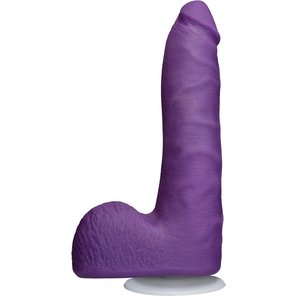  Фиолетовый фаллоимитатор на присоске Revolution 7 Slim Realistic W/Balls 17,78 см 