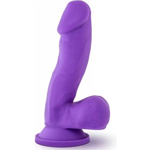  Фиолетовый фаллоимитатор Juicy 17,8 см 