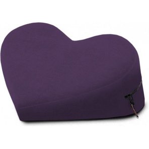  Фиолетовая малая вельветовая подушка-сердце для любви Liberator Retail Heart Wedge 