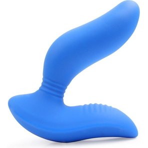  Синий вибромассажер простаты 3,5’’ Curve P-spot Massager 12 см 