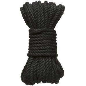  Черная верёвка для связывания и фиксации Bind Tie 9,14 м 