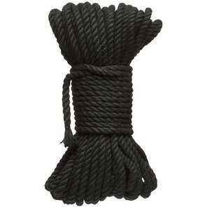  Черная верёвка для связывания и фиксации Bind Tie 15,24 м 