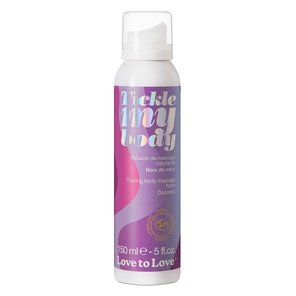  Массажная хрустящая пенка Tickle My Body Coconut с ароматом кокоса 150 мл 