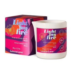  Массажная свеча Light My Fire Monoi с ароматом моной 65 гр 