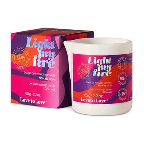  Массажная свеча Light My Fire Coconut с ароматом кокоса 65 гр 