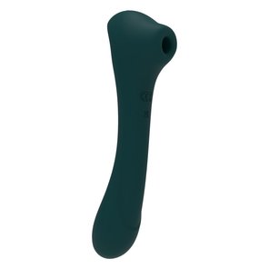  Изумрудный двусторонний стимулятор Quiver 20,2 см 