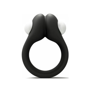  Черное эрекционное кольцо Zippy Vibrating Ring With Bullet 