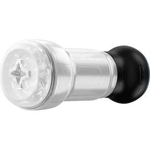  Набор PowerBlow Feel Pocket Stroker Crystal: мастурбатор и интерактивная насадка 