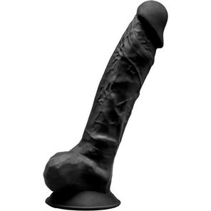  Черный фаллоимитатор SILEXD Model 1 20,5 см 