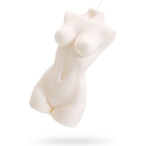  Белая интерьерная свеча в форме женского торса 850 гр 