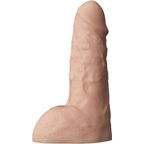  Телесный фаллоудлинитель с мошонкой Cock Next 19 см 