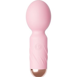  Нежно-розовый мини-вибратор Cute mini Wand 