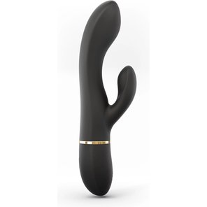  Черный вибратор-кролик Dorcel Glam Rabbit 21 см 