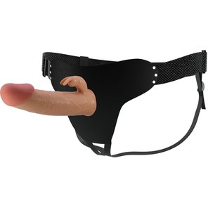  Телесный мужской страпон Mavis 