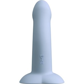  Голубой вибростимулятор на присоске Heart Guy 17 см 