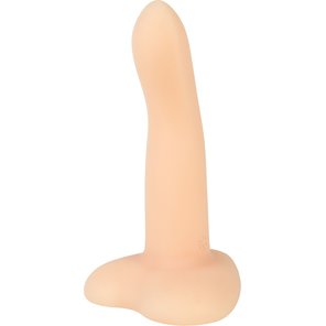  Телесный нереалистичный дилдо Emotional на присоске 13 см 
