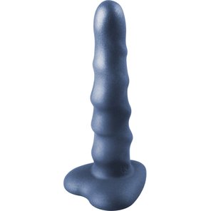  Черный нереалистичный дилдо Unicorn 17,5 см 