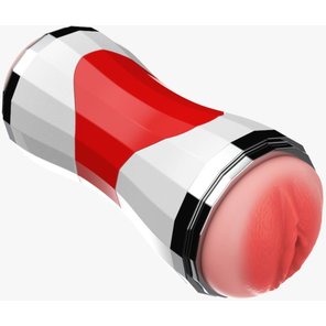  Двусторонний мастурбатор в колбе Power Grip Cup вагина и ротик 