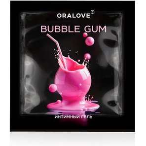  Саше съедобной оральной смазки OraLove с ароматом бабл-гам 3 гр 